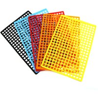 1Pcs Simulation Rubber Mesh Window Net Luggage Net Suitable for RC Remote Control Car TRX-4 TRX-6 Slash UDR Short Card Green Red
