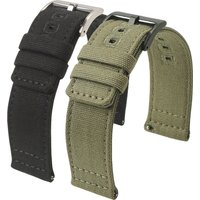 Quick Release Nylon Canvas Watch Strap 18mm 19mm 20mm 22mm Bracelet Brushed Buckle Watchbands for Smartwatch Aaccessories image 4