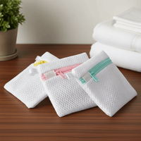 Mini Small Mesh Laundry Bag Mesh Single-Layer Scent Beads Special Bags Zipper Polyester Laundry Pods Washing Pouch