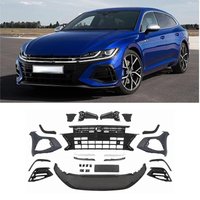 For Volkswagen Arteon R 2019+ Car Rear Front Bumper Spoiler Lip Diffuser Modification Side Skirt Lip Spoiler Extension Diffuser