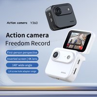 Y360 action camera with flip screen 4K ultra-high definition recording VLOG ready image stabilization wide-angle lens loop camer