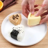 2Pcs New DIY Sushi Mold Onigiri Rice Ball Food Press Triangular Japanese Home Kitchen Bento Sushi Maker Mold Accessories Tools