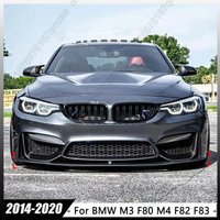 Front Bumper Lip Splitter Diffuser Spoiler For BMW 3 4 Series M3 M4 F80 F81 F82 F83 2014-2020 Accessory Lower Bumper Guard