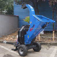 High Power 15HP Petrol Engine Wood Chipper Tree Branches Shredder Astilladora De Madera