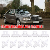 30pc Car Side Door Moulding Trim Clip A0019884981 A0019885181 for Sacco 190 W201 W124 A124 S124 Replace Car Accessories