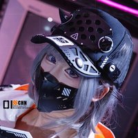 Game Cyberpunk Cosplay Mask Accessories Women Sci-fi mechanical mechs Mask Hand Armor Cosplay Props Halloween