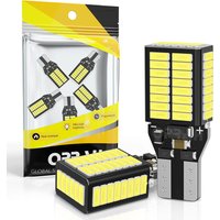 Oprah 2PCS Canbus No Error T15 W16W 4014 54SMD LED Bulbs 2800LM Replace For Car Backup Reverse Light Auto Lamps 6000K White 12V