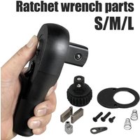 1/4" 3/8" 1/2" 24 Teeth Ratchet Socket Wrench Repair Accessory Large Medium Small Wrench Gear Replacement Spanner Parts Set