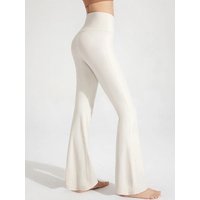 Naked High Waisted Waist Cinching Hip Lifting Fitness Exercise Elastic Bell Bottom Pants Women Casual Outdoor Running Yoga Pants