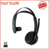 Nuroum HP31SU Bluetooth Wireless Headset with Microphone, ENC Noise Cancelling Mic for Calls, Independent Mute Button