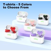 New heart shaped wireless bluetooth headphones wireless earbuds cute music headphones pretty girls like bluetooth headphones
