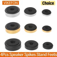 VIKEFON 4Pcs Speaker Spikes Stand Feets Audio Active Speakers Repair Parts Accessories DIY For Home Theater Sound System