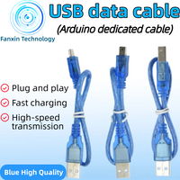10-2pcs,usb Cable For Uno R3/nano/mega/leonardo/pro Micro/due Blue High Quality A Type Usb/mini Usb/micro Usb Cable For Arduino