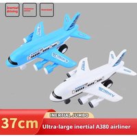 Large Children's Inertia Toy Airplane Boys Model Gift Aircraft Model for Kids Big Size Toy Plane Present for Boys