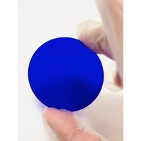 2Pcs Total Size Diameter 49.5mm And 2mm Thickness Blue IR Cut Optical Filter Glass QB24