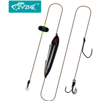 ZYZHE 1PC Catfish Rigs with 5in Float Bait Single Catfish Hook and Treble Hooks Live Bait Rigs Ideal For Catfish or Sea Fishing