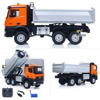 HUINA 1598 RC Dumper Truck 1/14 Scale RTR 2.4GHz Electric Remote Control Car Battery Light Outdoor Toy Model Birthday Gifts