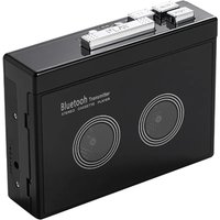 1 PCS Black Retro Stereo Cassette Player Black Walkman Cassette Tape Music Audio Auto Reverse With Bluetooth
