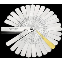 Stainless Steel 32-Piece Feeler Gauge Set, Precision Instrument Gap Calibration Tool, Automotive Valve Feeler Gauge Kit