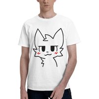 Boykisser Men Women's T Shirt Cat Casual Tee Shirt Short Sleeve Round Collar T-Shirt Cotton Plus Size Clothes