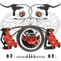Electric Bicycle Hydraulic Disc Brake Kit Ebike Power Cut Off Brake Level Bicycle Dual Disc KTET Oil Brakes