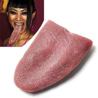 Fake Tongue Jokes Prank Halloween Magicians Prop Stretchable Realistic Tongue Celebration Party Supplies New 2024