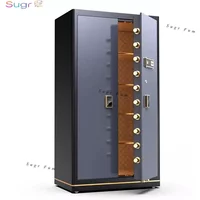 Office Large Safe Folio Password Safe Deposit Box All Steel Fingerprint Double Door Large Capacity Home Anti-theft Safe