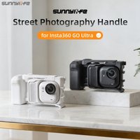 Street Grip Kit For Insta 360 Go Ultra Hand Grip Mount Quick Release Rabbit Cage with Shutter Button Protective Frame Accessory