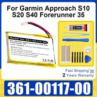 Li-ion Battery 361-00117-00 For GARMIN Forerunner 30 35 Rechargeable Battery 110mAh GPS Running Part Replacement