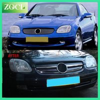 New Suitable for 1996-2004 SLK R170 modified AMG grille Front Racing Grille Grill Mask Cover Trims Front Hood Grills