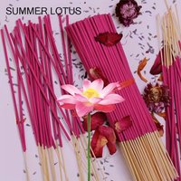 30/100/150/300Pcs Summer Rose Lotus Fragrance Incense Sticks – Fresh Floral Scent, Long-Lasting Burning, Suitable for Outdoor Gardens, Balconies, and Indoor Spaces, Aids in Meditation, Yoga,