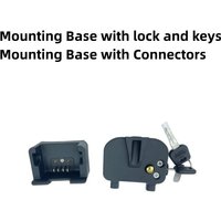 AliExpress Dsaikl Battery Base Plug Connector Bracket Base Mount Plate with Lock Keys for old Dengfu E10 E22 E23 Battery Base Mount Tray Lock Keys