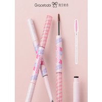 Gracebabi Eyebrow Pencil Eyebrow 2-In-1 Blade Brush Dual Head Dual Effect Three-Dimensional Waterproof