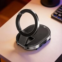 Magnetic Car Phone Holder 360 Degree Rotating Magnetic Phone Mount Portable Stand Holder for Truck Taxi Gym Navigation Travel