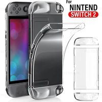 TPU+PC Glitter Protective Case for Nintendo Switch 2 Console Shockproof Protector Split Cover Shell for NS Switch 2 Accessories