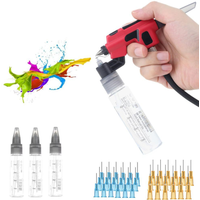 DSPIAE PT-AB Wash-Free Airbrush with Marker Rack for Gundam Scale Models Painting Tool Quick Paint Change Hobby DIY Craft Tools