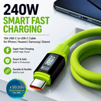 240W Cable PD USB Type C Super Fast Charging Phone Charger Data Cord USB C to USB C Quick Charge Wire For iPhone Samsung Xiaomi