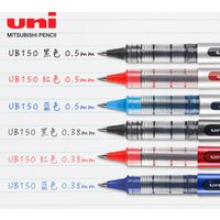 1pcs UNI Uniball Straight Liquid Gel Pen UB-150 0.5mm/0.38mm Quick Drying Business Office Supplies Japanese Stationery