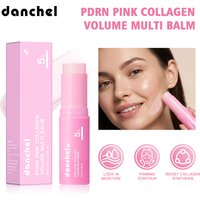 PDRN Pink Collagen Volume Multi Balm Deep Hydration Moisturization Brighten Skin Plump Smooth Radiant Portable Collagen Stick