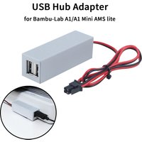 For Bambu A1/A1 Mini USB Hub Expand AMS lite Connection 2-Ports USB Hub Kit Upgraded 3D Printer Parts for Bambu A1 A1 MINI