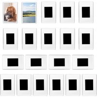 Square Blank Refrigerator Magnet Photo Frame, Acrylic Refrigerator Magnet Photo Frame, Mini Photo Frame, Transparent Magnetic