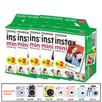 3 inches Fujifilm Instax Mini White Edge Films Photo Paper Films For Fujifilm Instant Mini 11 9 8 25 50s Fuji camera Paper