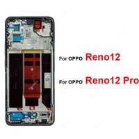 Middle Frame Housing For OPPO Reno12 Reno 12 Pro 5G LCD Front Housing Middle Frame Holder Cover Repair Parts