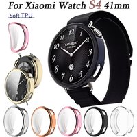 Soft TPU For Xiaomi Watch S4 41mm Protective Shell Watch Screen Protector Case For Xiaomi Watch S4 41mm Full Coverage Accessorie
