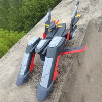30cm Handmade Angel Battleship Model 3D Printing Materials Ships Static Model Ship Toy Ornament Warship Model
