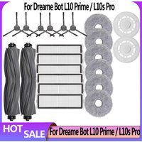 Dreame Bot L10 Prime L10s Pro Accessories Replacement Main Side Brush Hepa Filter Mop Cloth Spare Parts
