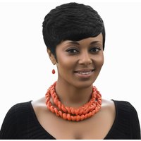 Short Pixie Cut Wigs for Short Wigs for Black Women Black Wavy Layered Short synthetic Wigs