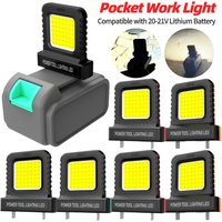 Electric Tool Work Light for 20-21V Lithium Battery LED Auto Repair Working Light Floodlight for Garage Outdoor Construction Use