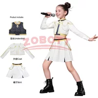 2025 Anime Kpop Demon Hunter Cosplay Costume Rumi Zoey Mira Cosplay Girls Style Kids Stage Performance Clothes Halloween