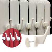 1/3/5/10pcs Hangers for Heated Towel Non-slip Radiator Hooks Drying Coat Clothes Hanger Scarf Rack Bathroom Hook Space Saving